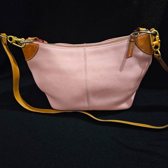 Dooney & Bourke Light Pink Leather Crossbody/Shoulder Bag - Picture 10 of 14
